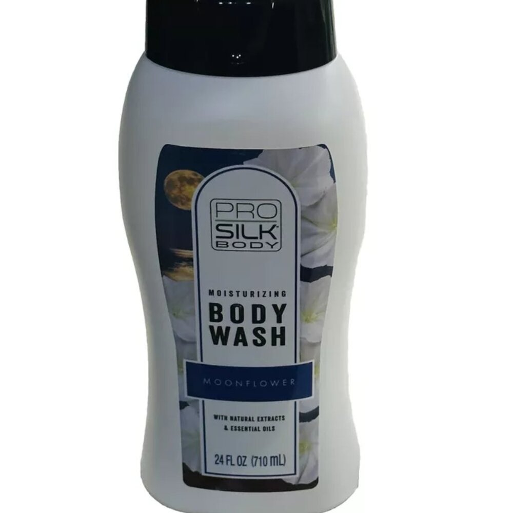 Pro Silk Moisturizing Body Wash Moonflower Scent 24 OZ bottle